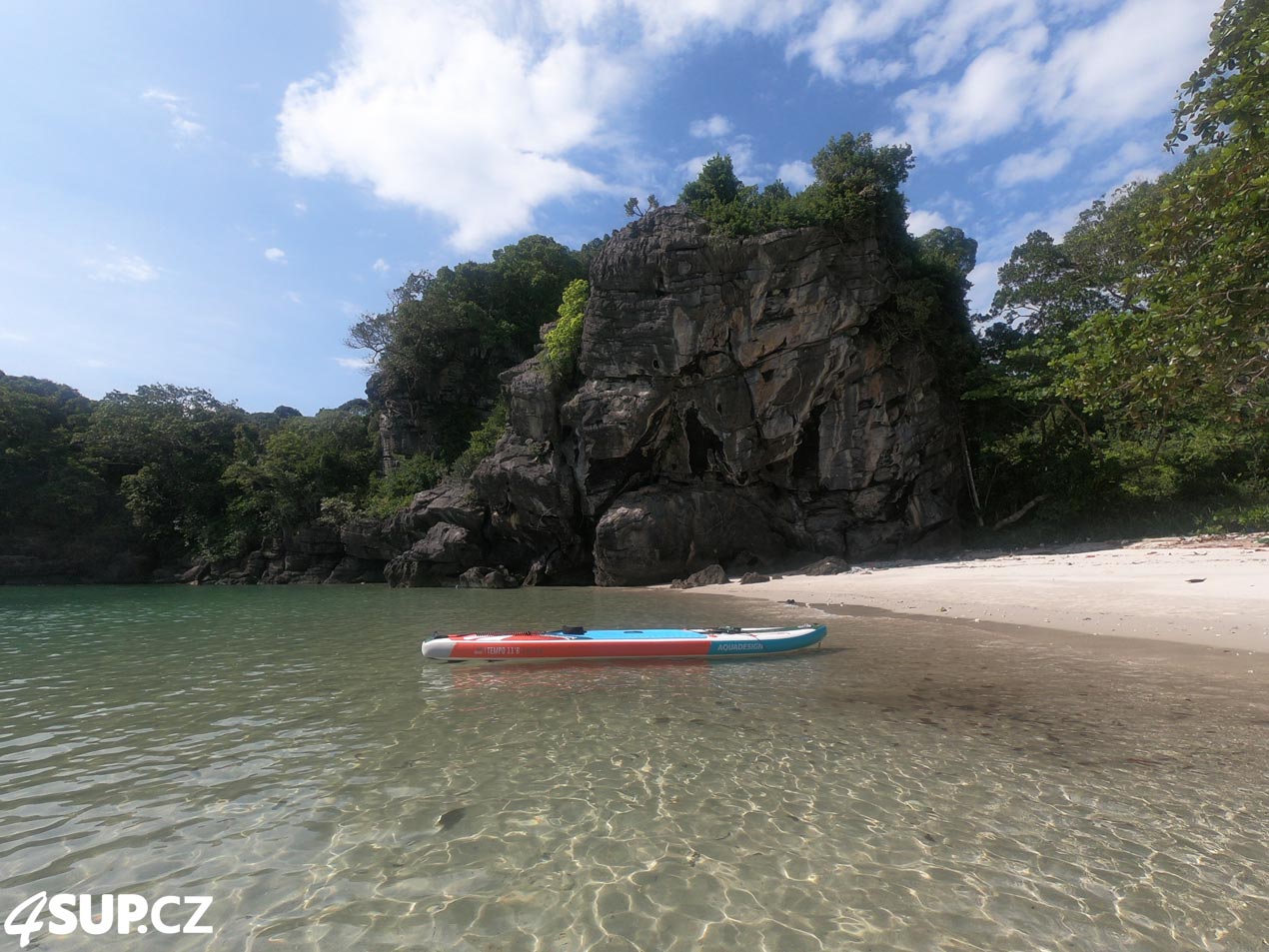 Do džungle na paddleboardu, Thajsko, Tarutao, Aquadesign 11'6 Tempo