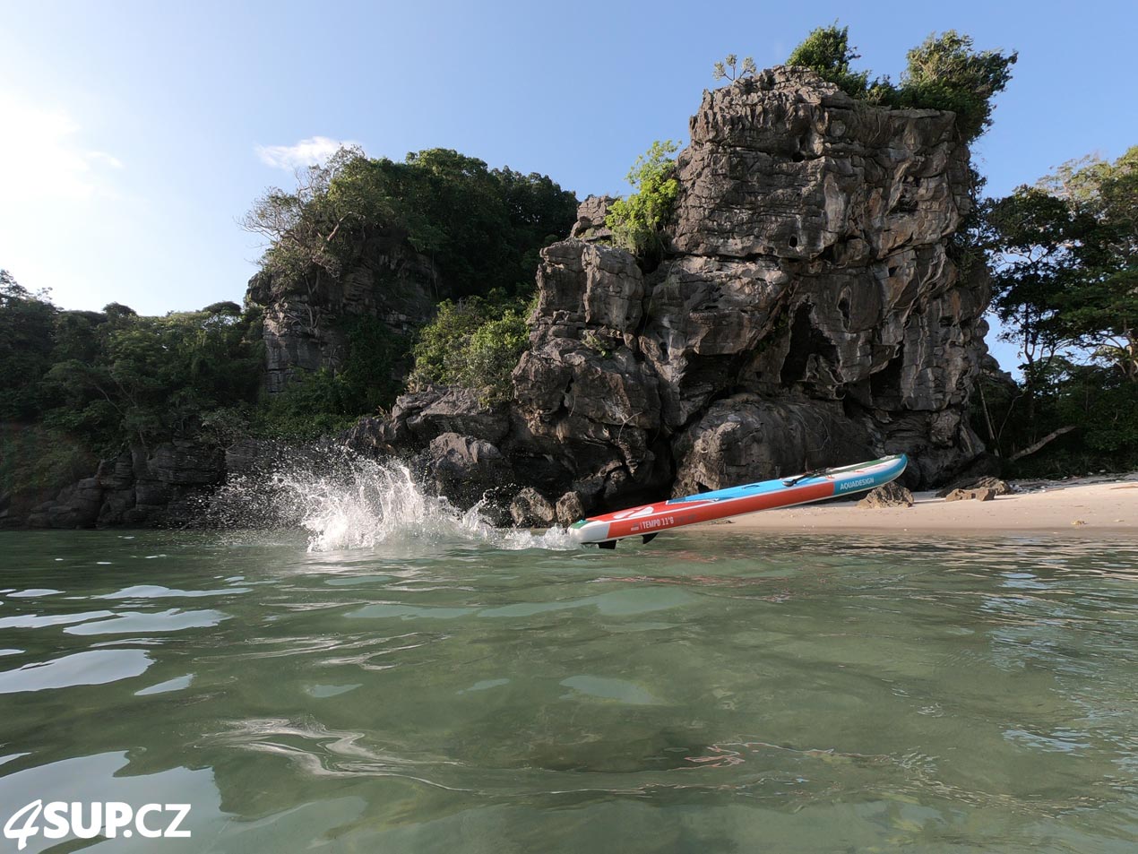 Do džungle na paddleboardu, Thajsko, Tarutao, Aquadesign 11'6 Tempo