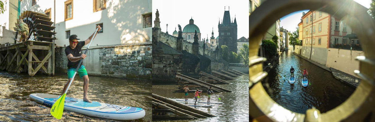 Výlety na paddleboardu nejen v Praze