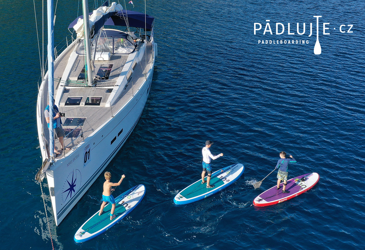 Ostrov Palagruža na paddleboardech