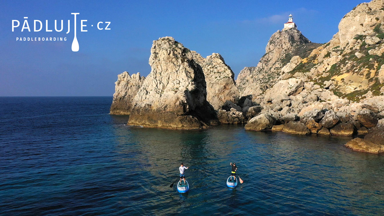 Ostrov Palagruža na paddleboardech