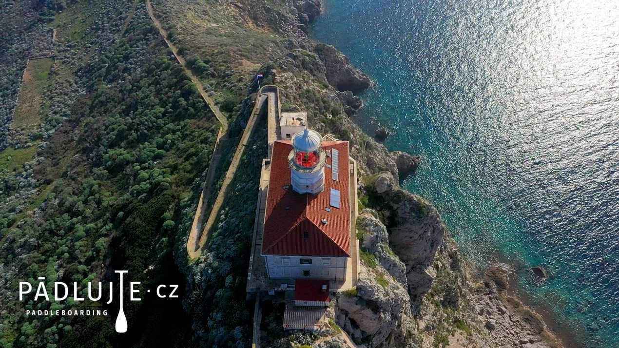 Ostrov Palagruža na paddleboardech