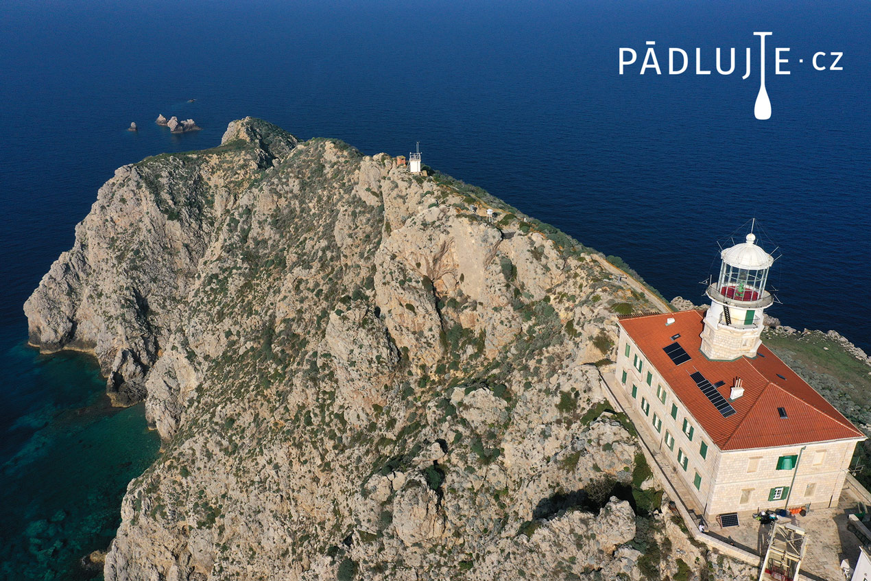 Ostrov Palagruža na paddleboardech