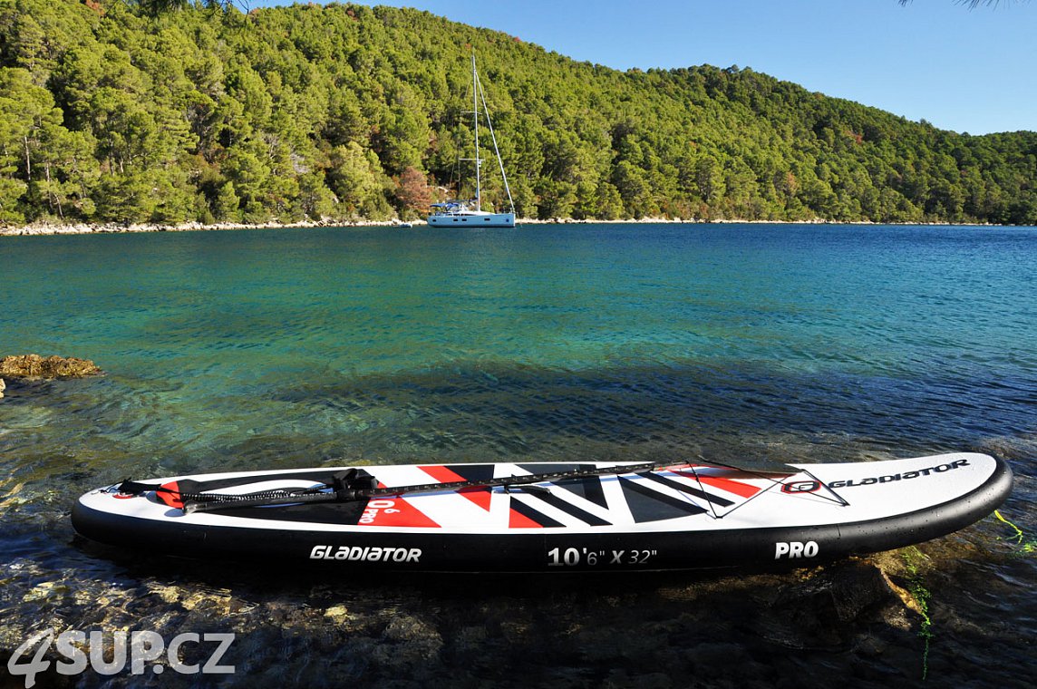 Podzimní paddleboarding na Jadranu - ostrov Mljet