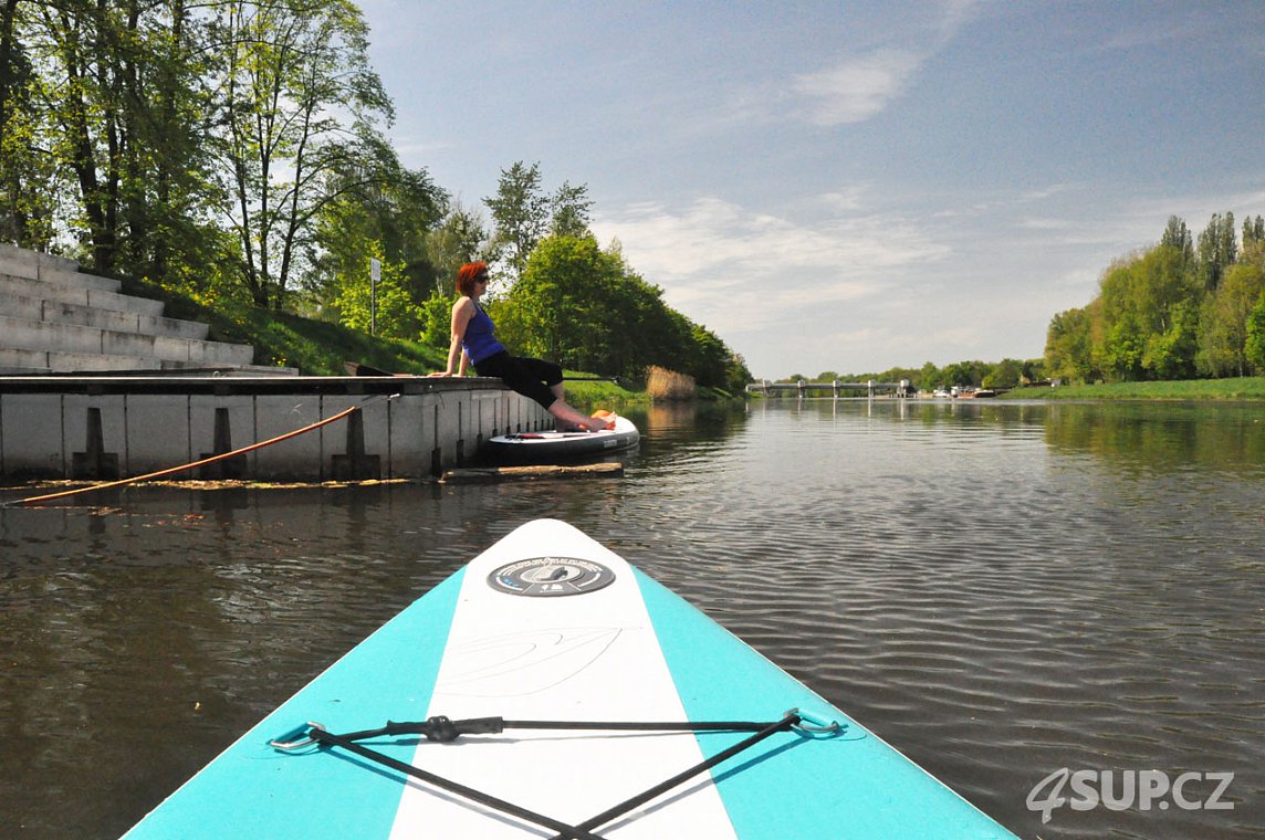 AQUADESIGN AIR SWIFT 12'6 nafukovací paddleboard - Pardubice, Park Na Špici