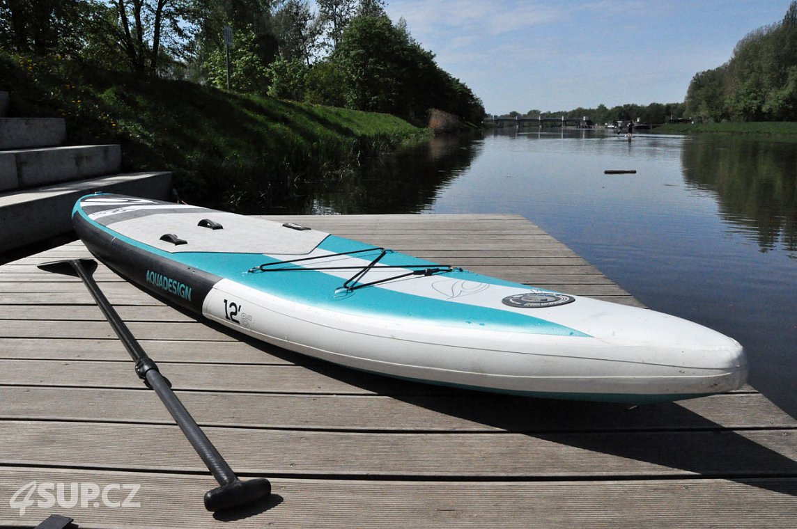 AQUADESIGN AIR SWIFT 12'6 nafukovací paddleboard - Pardubice, Park Na Špici