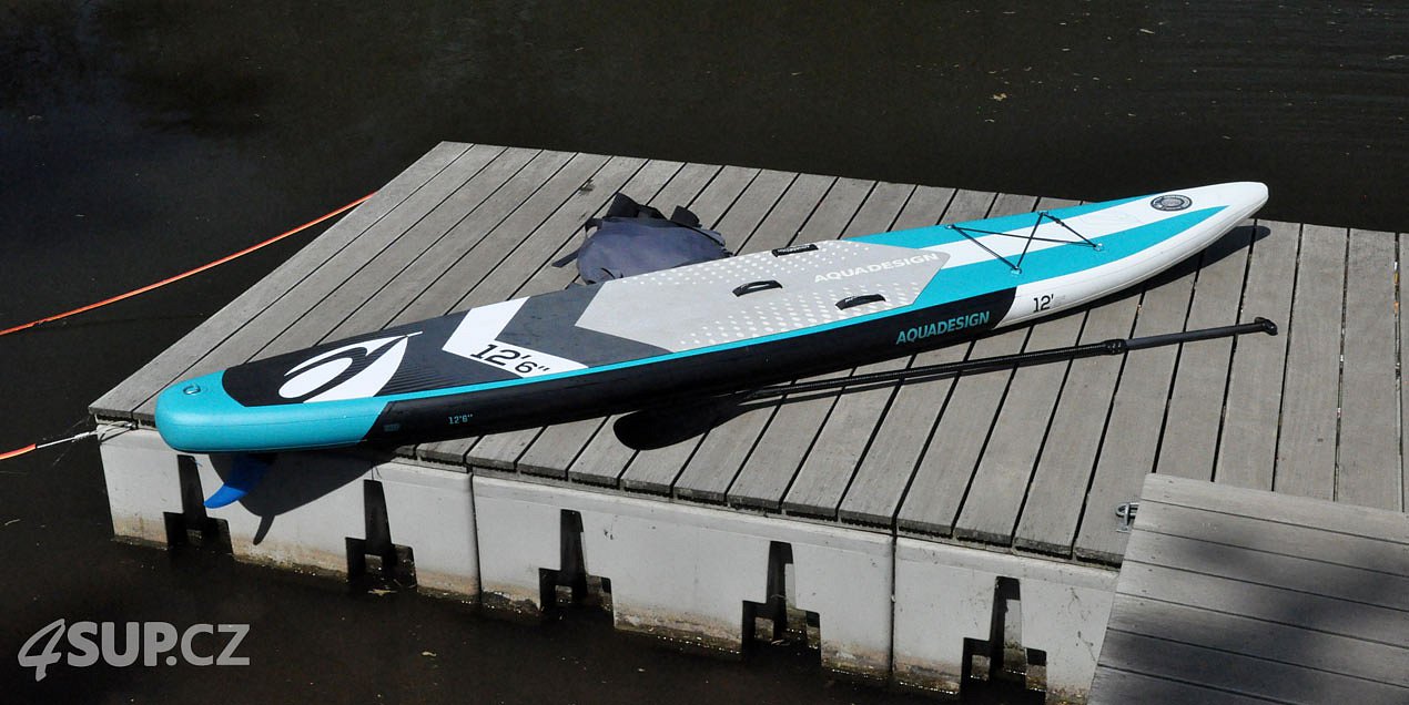 AQUADESIGN AIR SWIFT 12'6 nafukovací paddleboard - Pardubice, Park Na Špici