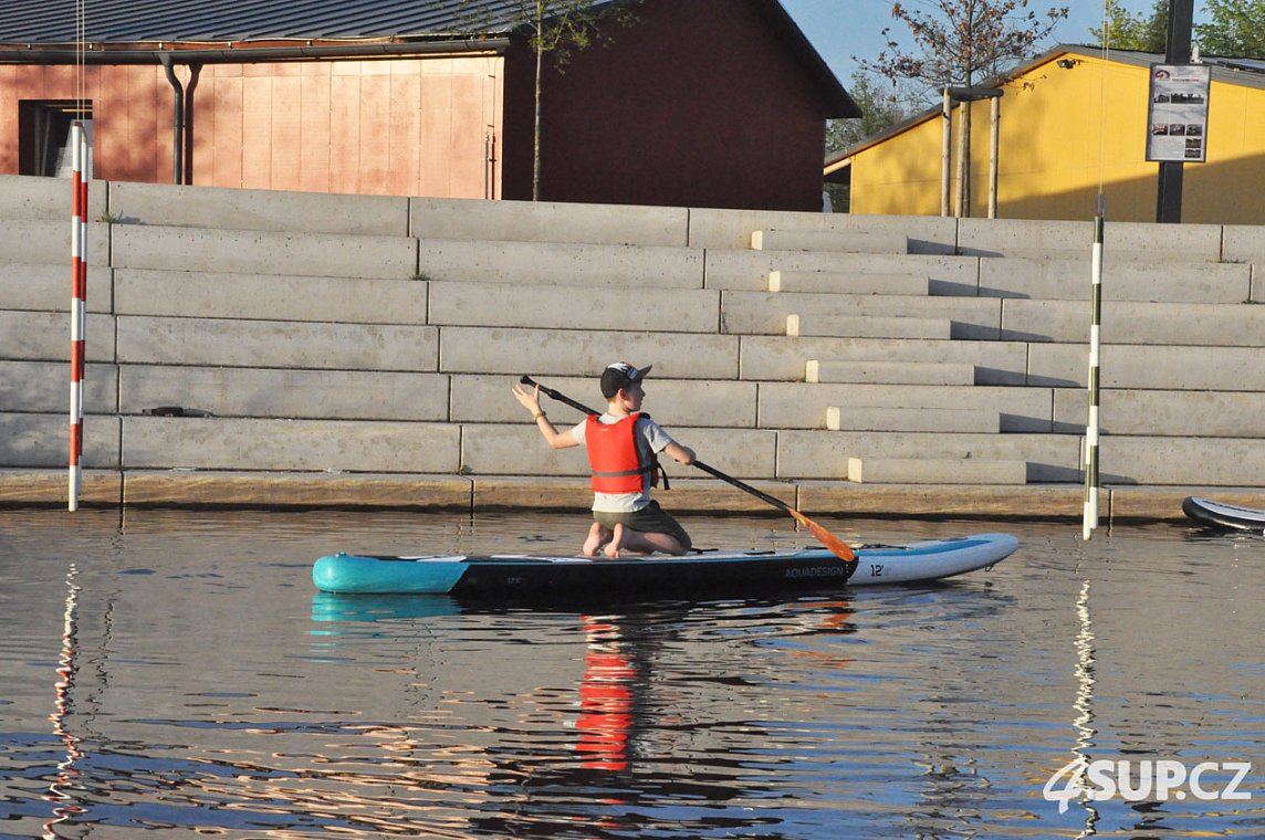 AQUADESIGN AIR SWIFT 12'6 nafukovací paddleboard - Pardubice, Park Na Špici