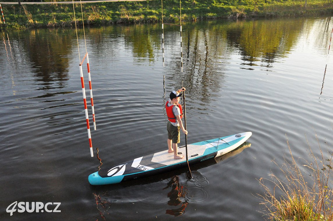 AQUADESIGN AIR SWIFT 12'6 nafukovací paddleboard - Pardubice, Park Na Špici