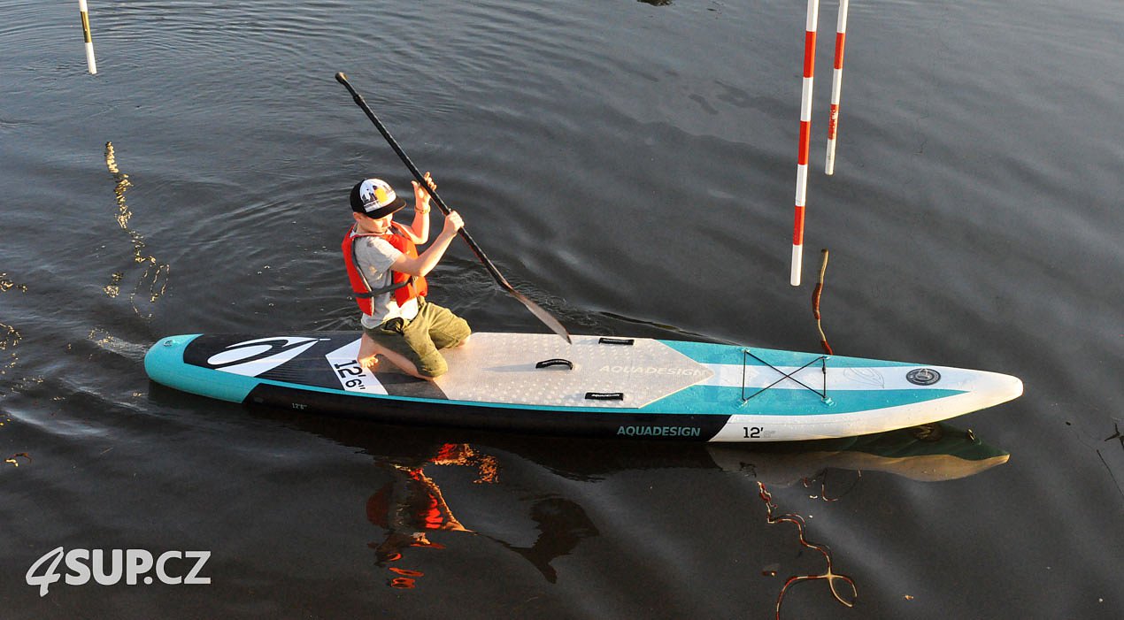 AQUADESIGN AIR SWIFT 12'6 nafukovací paddleboard - Pardubice, Park Na Špici