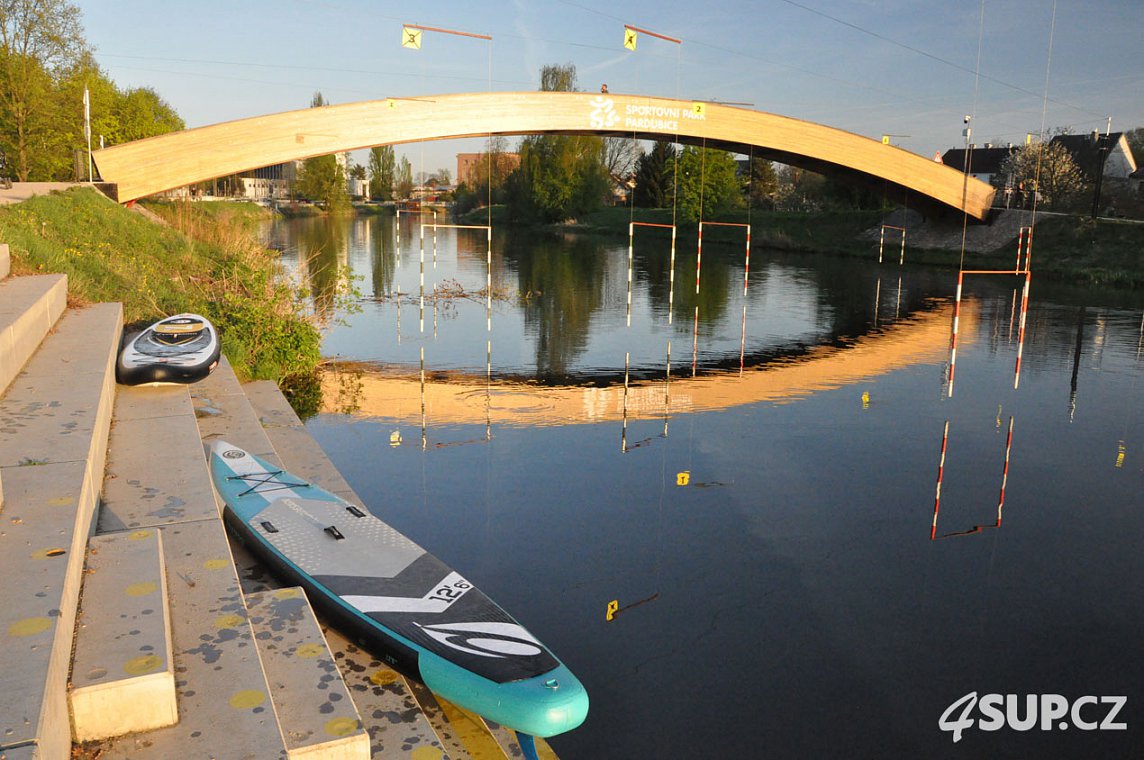 AQUADESIGN AIR SWIFT 12'6 nafukovací paddleboard - Pardubice, Park Na Špici