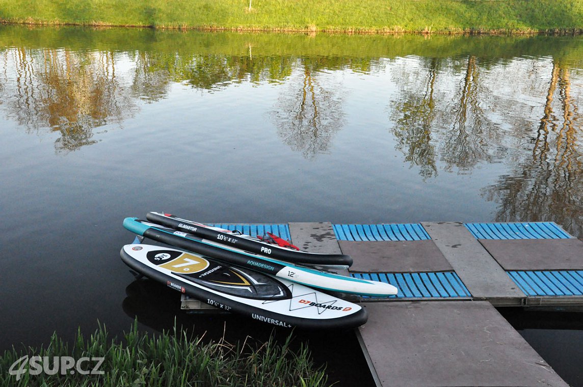 AQUADESIGN AIR SWIFT 12'6 nafukovací paddleboard - Pardubice, Park Na Špici