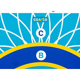 COASTO Evasion Aquafit - nafukovací matrace pro cvičení na vodě