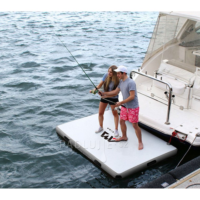Nafukovací molo AQUA MARINA ISLAND 8'2''x63''x6''