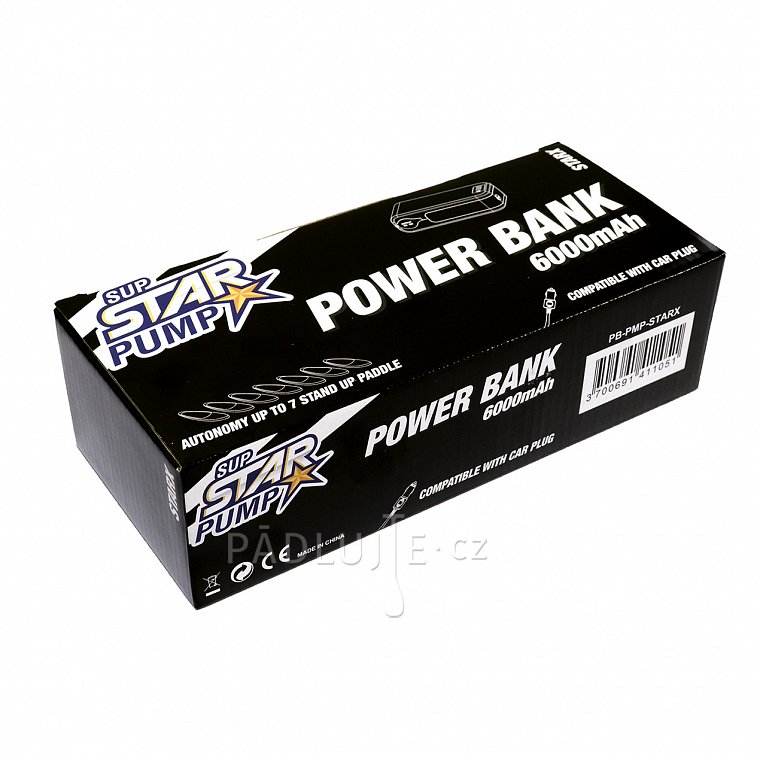 STAR POWER BANK 6000mAh pro pumpy na 12V k paddleboardům