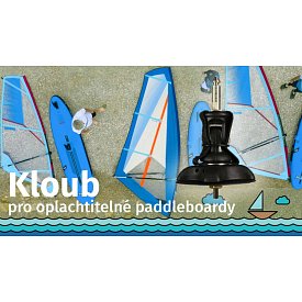 Kloub kardanový k nafukovacímu paddleboardu pro windsurfing