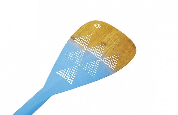 Pádlo AZTRON PHASE bamboo carbon 3-dílné nastavitelné pro paddleboard