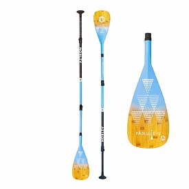AZTRON PHASE bamboo carbon 3-dílné nastavitelné pádlo pro paddleboard