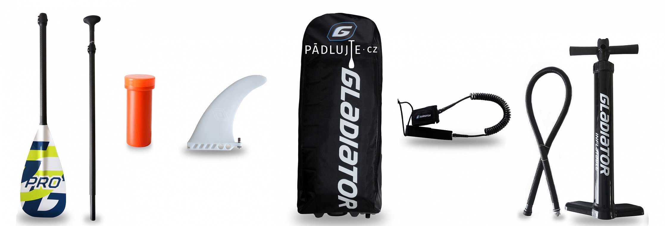 GLADIATOR PRO s pádlem - nafukovací paddleboard