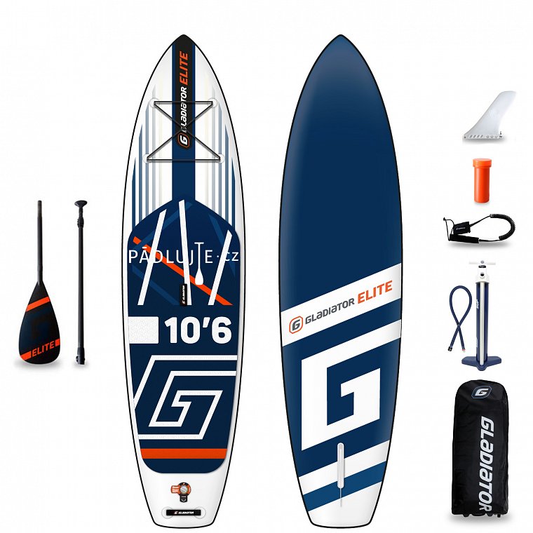 GLADIATOR ELITE 10'6 s karbon pádlem - nafukovací paddleboard