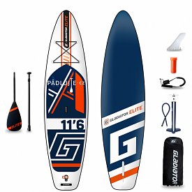 Paddleboard  GLADIATOR ELITE 11'6 Touring s karbon pádlem - nafukovací paddleboard