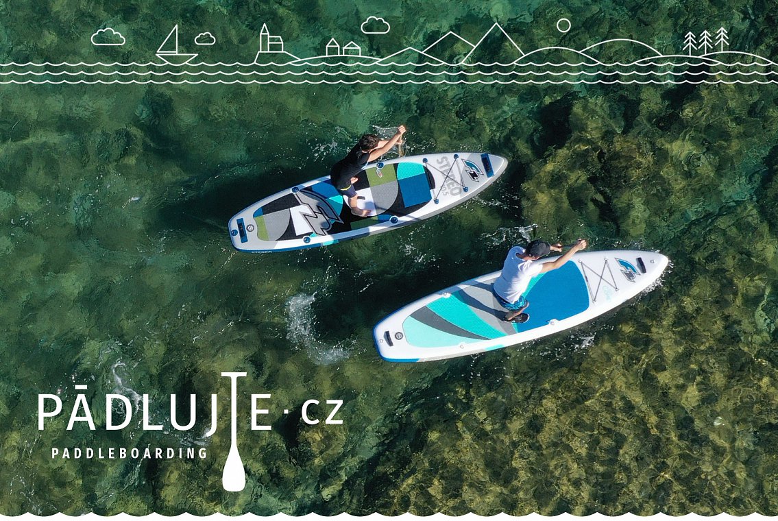 Nafukovací paddleboard F2 COMET 11'5 FAMILY - s kajakovou sedačkou a sup/kajak pádlem