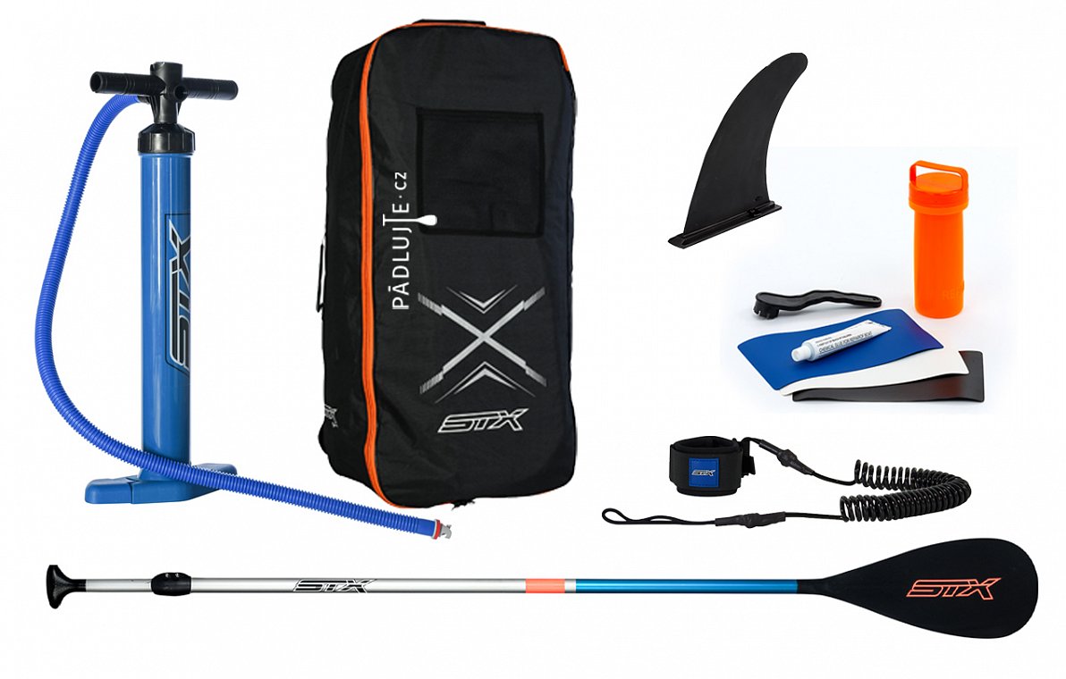 Obsah balení STX Pure nafukovací paddleboard
