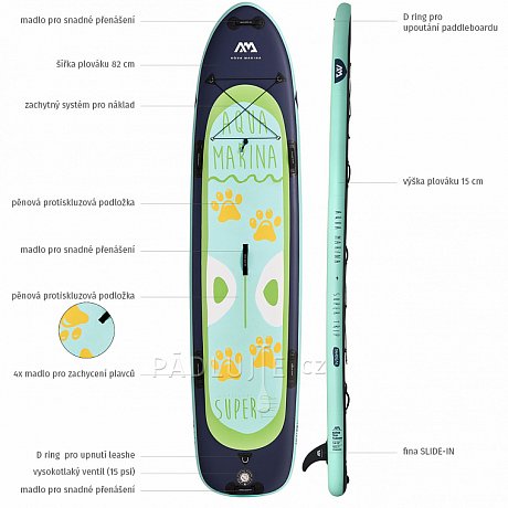 AQUA MARINA Supertrip 12'2 - nafukovací paddleboard