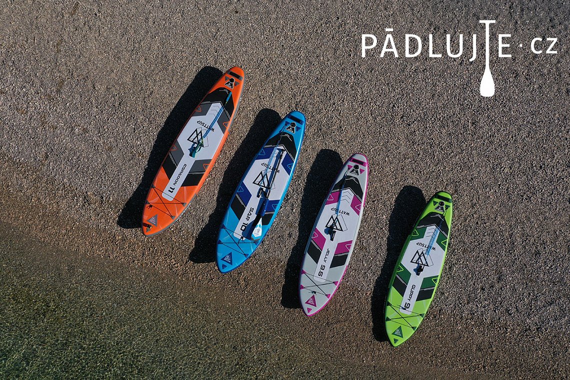 Paddleboardy WATTSUP ESPADON, SAR, JELLY, GUPPY