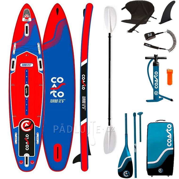 Paddleboard COASTO TURBO 12'6 - nafukovací