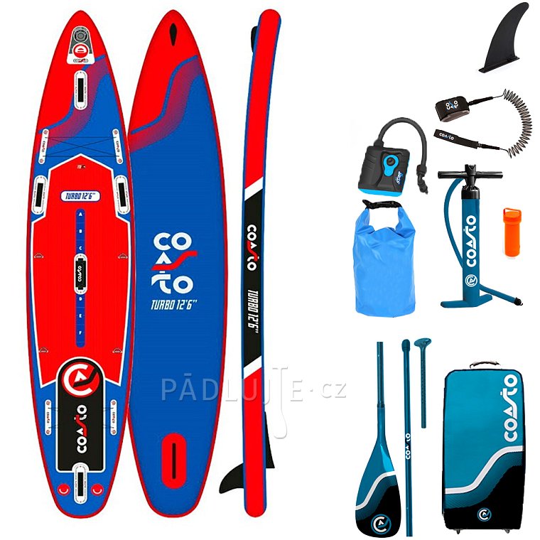 Paddleboard COASTO TURBO 12'6 - nafukovací