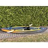 Kajak AQUA MARINA TOMAHAWK AIR-K 375 s pádlem -  jednomístný nafukovací - nafukovací POUŽITÉ ZBOŽÍ