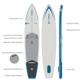 Paddleboard SIC MAUI RS AIR GLIDE 12'6 x 29'' - nafukovací paddleboard