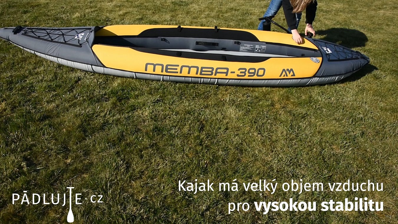 Nafukovací kajak AQUA MARINA MEMBA 390 dvoumístný