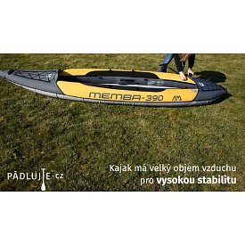 Nafukovací kajak AQUA MARINA MEMBA 390 dvoumístný