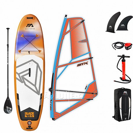 AQUA MARINA BLADE 10'6 STX PowerKid komplet - nafukovací paddleboard a windsurfing
