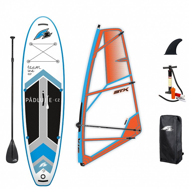 Paddleboard F2 WINDSURF 11'5 F2 CHECKER RIG komplet - nafukovací paddleboard a windsurfing
