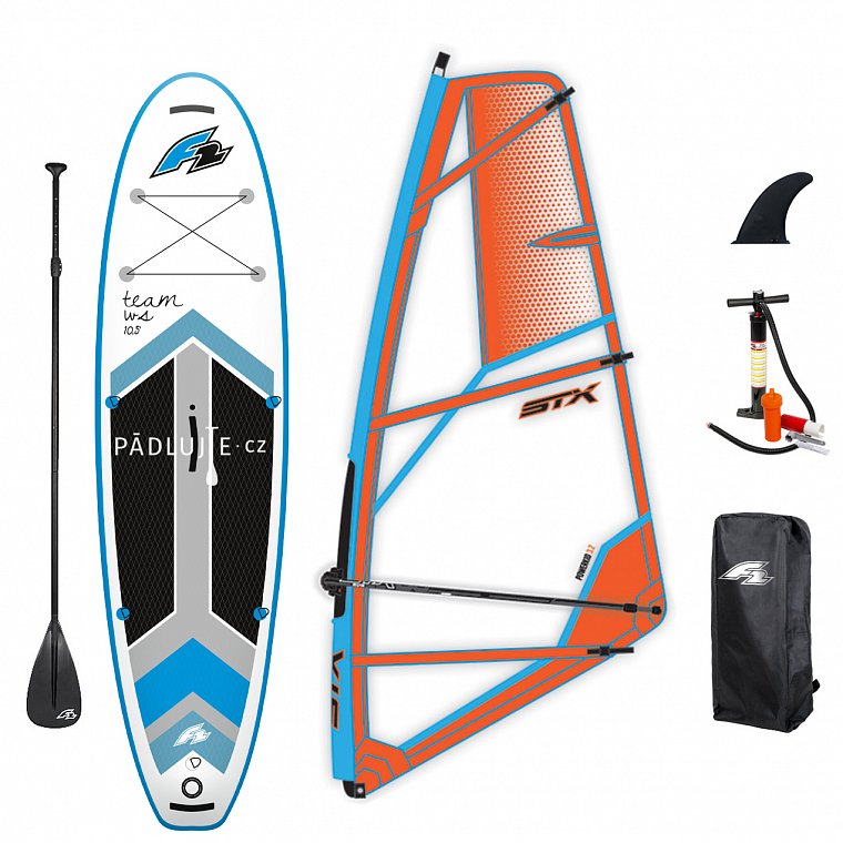 Paddleboard F2 WINDSURF 10'5 F2 CHECKER RIG komplet - nafukovací paddleboard a windsurfing