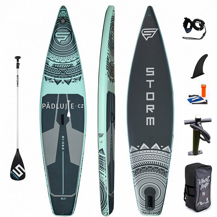 Paddleboard STX STORM Tourer 11'6 x 32'' AQUA - nafukovací