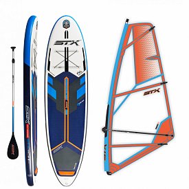 STX WS FREERIDE 10'6 WindSUP STX PowerKid komplet - nafukovací paddleboard a windsurfing