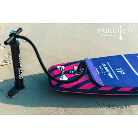 Pumpa GLADIATOR double action black - univerzální pumpa k paddleboardu