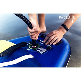 Pumpa GLADIATOR double action black - univerzální pumpa k paddleboardu