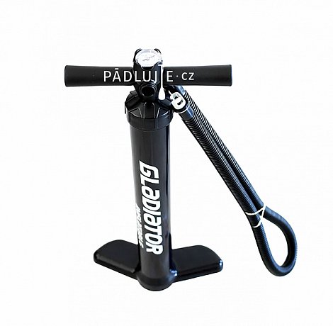 Pumpa GLADIATOR double action black - univerzální pumpa k paddleboardu