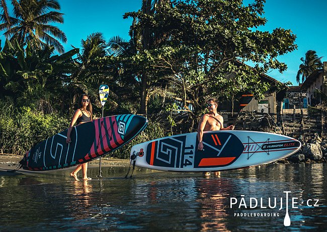 Paddleboard GLADIATOR PRO DESIGN 11'2 s karbon pádlem - nafukovací paddleboard