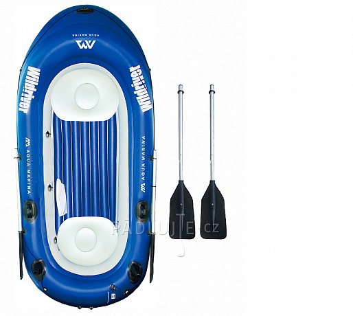 Nafukovací člun AQUA MARINA Wildriver blue + MOTOR AQUA MARINA T-18
