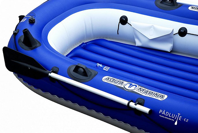 Nafukovací člun  s motorem T-18 AQUA MARINA Wildriver blue