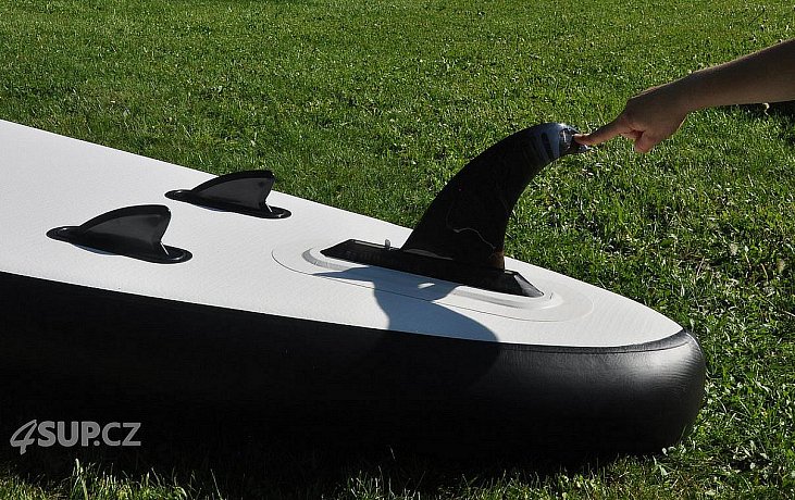 Fina elastická GLADIATOR US-BOX White 9'' pro paddleboardy