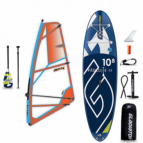 GLADIATOR PRO 10'8 WindSUP STX PowerKid komplet - nafukovací paddleboard a windsurfing