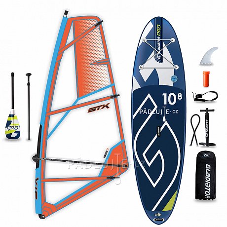 GLADIATOR PRO 10'8 WindSUP STX PowerKid komplet - nafukovací paddleboard a windsurfing