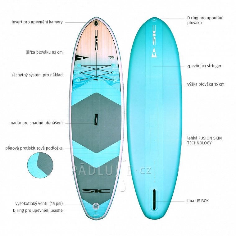 Paddleboard SIC MAUI TAO AIR 10'6 x 33'' - nafukovací paddleboard